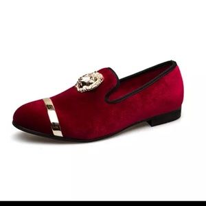 Men velvet loafers